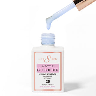 Cre8tion Gel Collection - Overlay/ Brush on Builder 0.5oz 26 Lavender Moonlight
