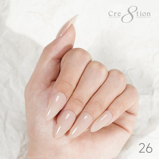 Cre8tion Rubber Base/Biab Gel 0.5oz 26 — Cre8tion Nail Gel | C8 Nail Supply
