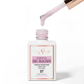 Cre8tion Gel Collection - Overlay/ Brush on Builder 0.5oz 27 Opal Whisper