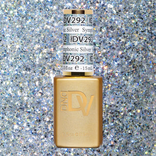 DIVA Gel Polish 0.5oz - Raise Your Glass Collection - 292 Symphonic Silver