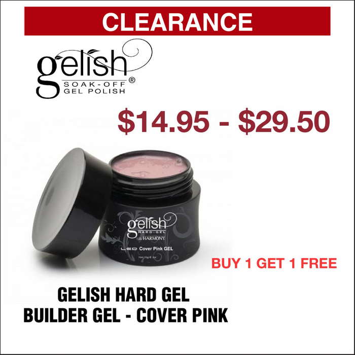 Gelish Hard Gel - Builder Gel Cover Pink - Compre 1 y obtenga 1 gratis
