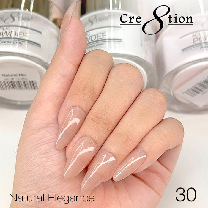 (Black Friday 2024 Deal) Cre8tion Natural Elegance Powder 16oz - Buy 1 Get 1 Cre8tion Signature Liquid 8oz Free