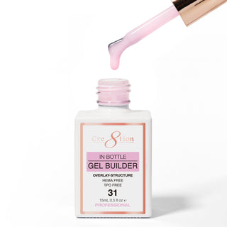 Cre8tion Gel Collection - Overlay/ Brush on Builder 0.5oz 31 Vanilla Rose Tea