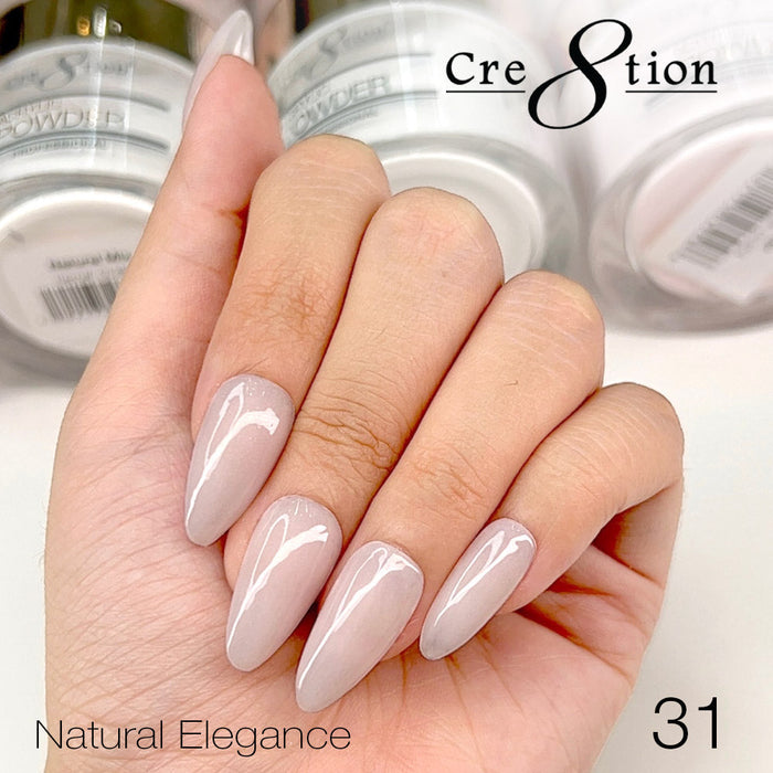 (Black Friday 2024 Deal) Cre8tion Natural Elegance Powder 16oz - Buy 1 Get 1 Cre8tion Signature Liquid 8oz Free