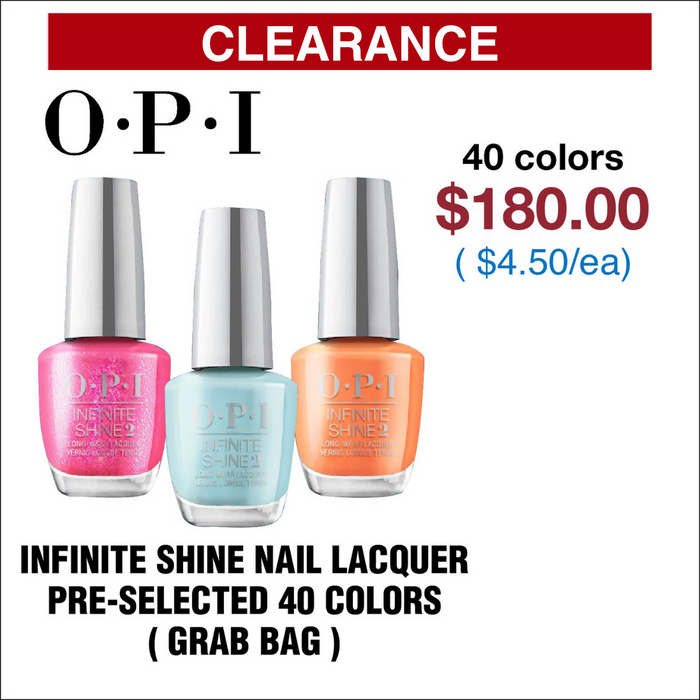 Laca de uñas OPI Infinite Shine - 60 colores preseleccionados (bolsa de sorpresas)