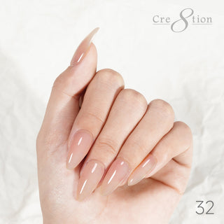 Cre8tion Rubber Base/Biab Gel 0.5oz 32 — Cre8tion Nail Gel | C8 Nail Supply