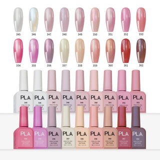 PLA Gel Polish 0.6oz - Runaway Bride Collection 18 Colors w/ 1 Color Chart