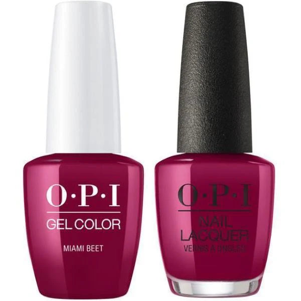 OPI Gel &amp; Lacquer Matching Color 0.5oz - B78 Miami Beet