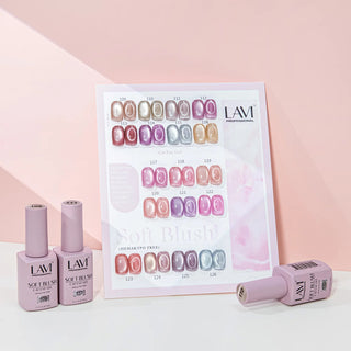 Lavi Cat Eye Gel Soft Blush Collection - 18 Colors w/ 1 Counter Display & 1 Magnet Tool