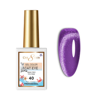 Cre8tion Cat Eye Soak Off Gel 0.5oz 40 - Cre8tion