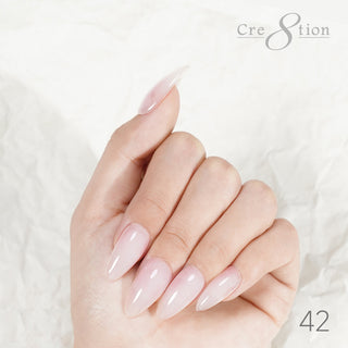 Cre8tion Rubber Base/Biab Gel 0.5oz 42 — Cre8tion Nail Gel | C8 Nail Supply