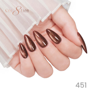 Cre8tion Cat Eye Soak Off Gel 0.5oz 451