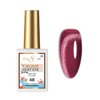 Cre8tion Cat Eye Soak Off Gel 0.5oz 48 - Cre8tion