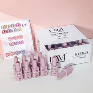 Lavi Cat Eye Gel Soft Blush Collection - 18 Colors w/ 1 Counter Display & 1 Magnet Tool