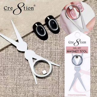 Cre8tion French with Rotating Cat Eye Magnet Set