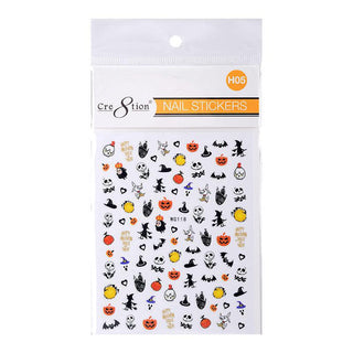 Cre8tion Nail Art Sticker Halloween - Juego completo de 14 estilos