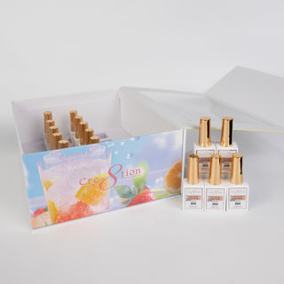 Cre8tion Cat Eye Gel 0.5oz - Fruit Collection - 18 Colors (#202 - #219) w/ 1 Acrylic Booklet