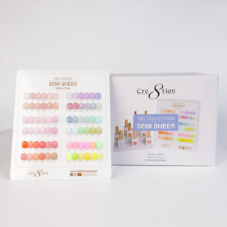 Cre8tion Hema Free Semi-Sheer Collection 0.5oz - 72 Colors Kit