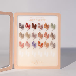 Cre8tion Cat Eye Gel Nude Collection Kit - 18 Colors