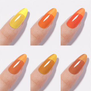 Chance Autumn Sunset Collection 0.5oz - 18 Colors w/ 1 Counter Display, 3 Chance No Wipe Top Coat 0.5oz & 1 Cre8tion White Pearl Chrome