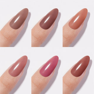 Chance Rose Petals Collection 0.5oz - 18 Colors w/ 1 Counter Display, 3 Chance No Wipe Top Coat 0.5oz & 1 Cre8tion White Pearl Chrome