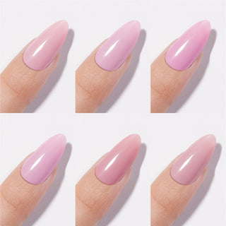 Chance Pink Whisper Collection 0.5oz - 18 Colors w/ 1 Counter Display, 3 Chance No Wipe Top Coat 0.5oz & 1 Cre8tion White Pearl Chrome