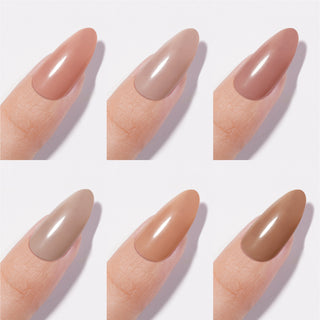 Chance Nude Wardrobe Collection 0.5oz - 18 Colors w/ 1 Counter Display, 3 Chance No Wipe Top Coat 0.5oz & 1 Cre8tion White Pearl Chrome