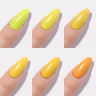 Chance Yellow Ritz Collection 0.5oz - 18 Colors w/ 1 Counter Display, 3 Chance No Wipe Top Coat 0.5oz & 1 Cre8tion White Pearl Chrome
