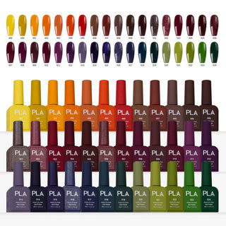 PLA Gel Polish 0.5oz - Sweater Weather Collection 36 Colors w/ 1 Color Chart