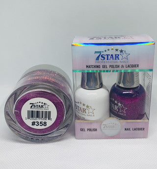 7 Star - Matching Colors (3pc) - 358 — 7 Star Nail Product | C8 Nail Supply