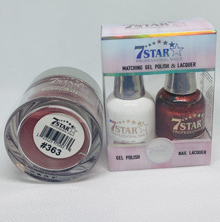 7 Star - Matching Colors (3pc) - 363 — 7 Star Nail Product | C8 Nail Supply
