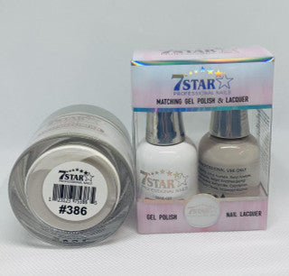 7 Star - Matching Colors (3pc) - 386 — 7 Star Nail Product | C8 Nail Supply