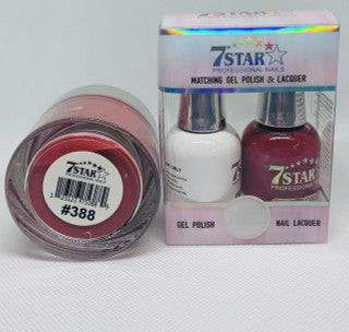 7 Star - Matching Colors (3pc) - 388 — 7 Star Nail Product | C8 Nail Supply