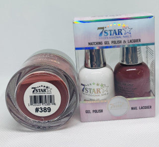 7 Star - Matching Colors (3pc) - 389 — 7 Star Nail Product | C8 Nail Supply