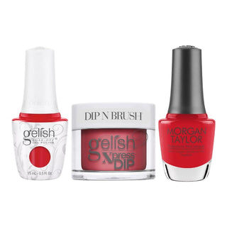 Morgan Taylor/Gelish Color 0.5oz - 804 FIRE CRACKER