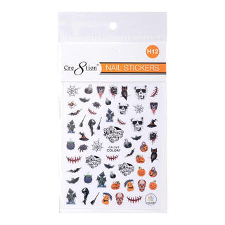 Cre8tion Nail Art Sticker Halloween - Juego completo de 14 estilos