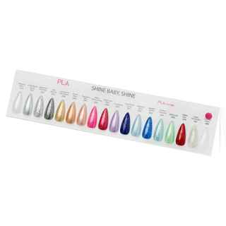 PLA Matching Colors - Glitter Collection 18 Colors w/ 1 Color Chart