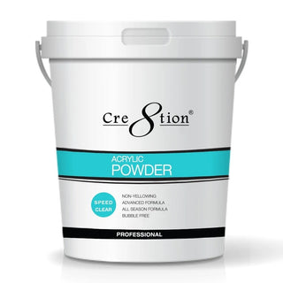Cre8tion Acrylic Powder Fast Dry For Winter Season - Clear
