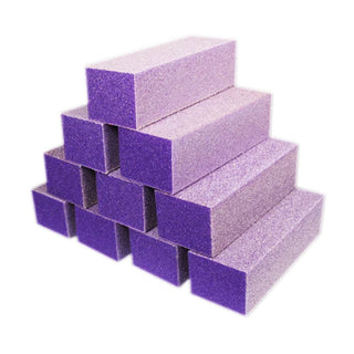 Cre8tion Nail Buffer 3-Way Purple White 60/60, 500 pcs