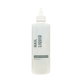 Cre8tion Plastic Bottle"Nail Liquid" 8oz EMPTY - Related Liquid non Cap