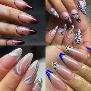 Cre8tion Special Shape Tip Almond Clear - Short