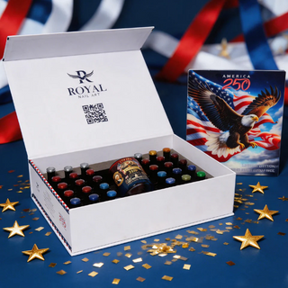 Royal America 250 Cat Eye Collection - 36 Colors w/ 1 Color Book & 1 Limited America 250 Glass