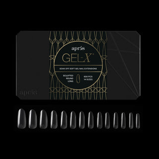 Apres Gel-X Tips 2.0 - SCULPTED Round 600pcs