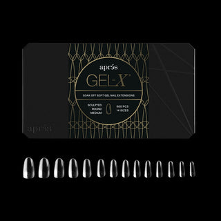 Apres Gel-X Tips 2.0 - SCULPTED Round 600pcs