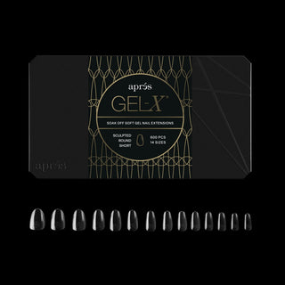 Apres Gel-X Tips 2.0 - SCULPTED Round 600pcs