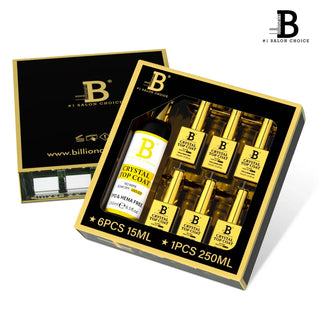 Billionaire Crystal Gel Top Coat Refill Kit 8.5oz