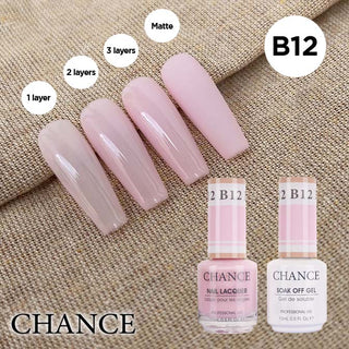 Chance Gel & Nail Lacquer Duo 0.5oz B12 - Bare Collection