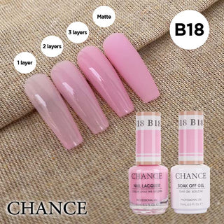 Chance Gel & Nail Lacquer Duo 0.5oz B18 - Bare Collection