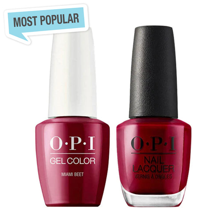 OPI Gel &amp; Lacquer Matching Color 0.5oz - B78 Miami Beet