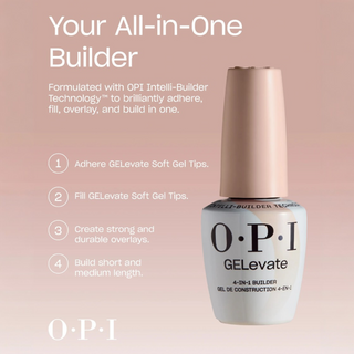 OPI GELevate Builder Gel 0.5oz - BIB000 OPI’m Flawless (Clear)